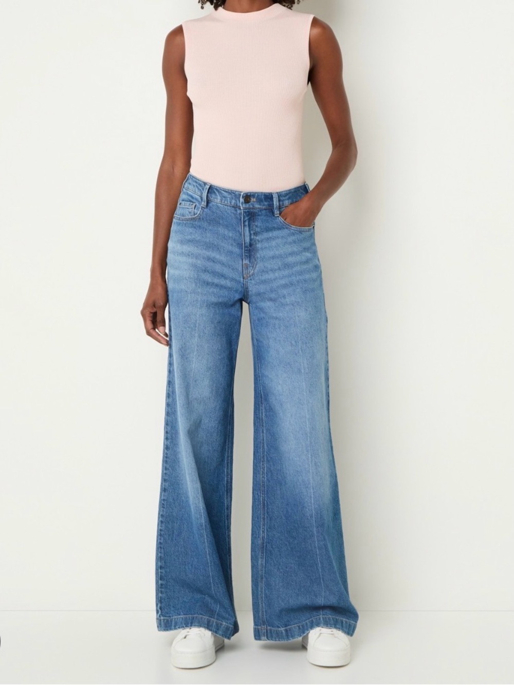GARDEUR Blue Wide-Leg Women's Jeans